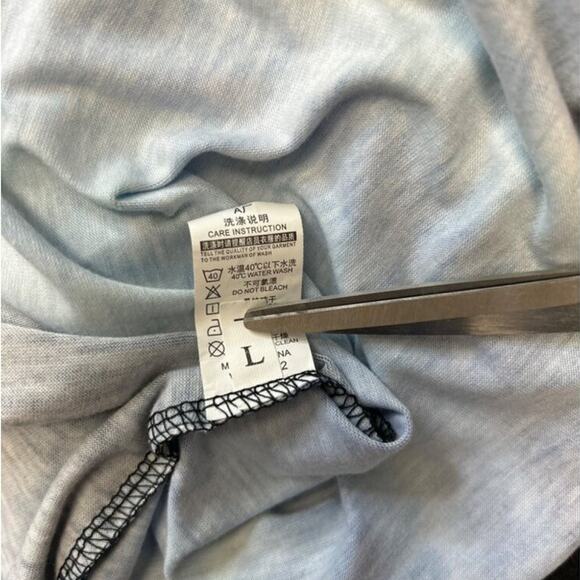 Colorful Abstract Button Embellished Womens Top L - Picture 4 of 7